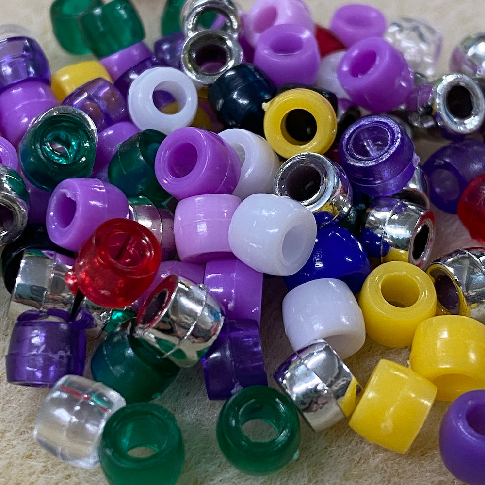 6mm Acrylic Pony Beads