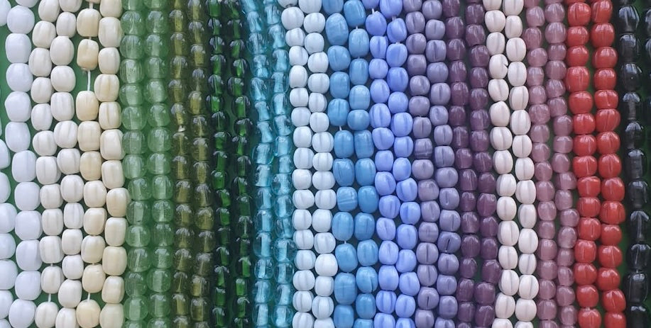 Java Glass Melon Beads