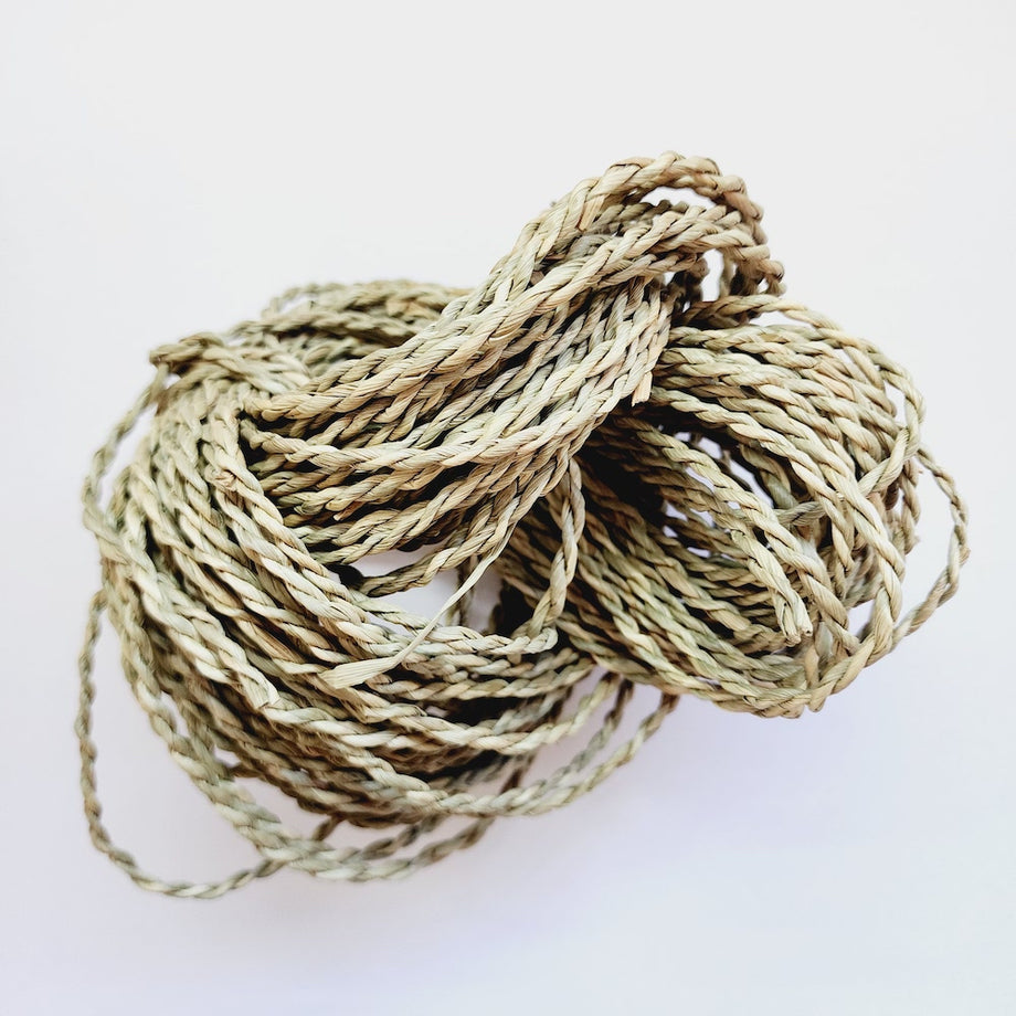 5mm Hand Made Seagrass Natural Cord (25m) – Bead Shack