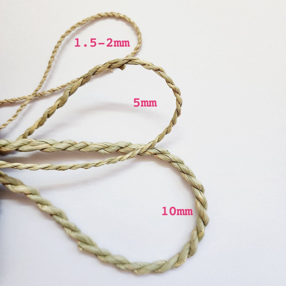 10mm Natural Water Hyacinth Rope, Sea Grass Cord, Braided Rope