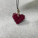 3D Puffy Heart Kit - Swarovski Crystal - Padparadscha